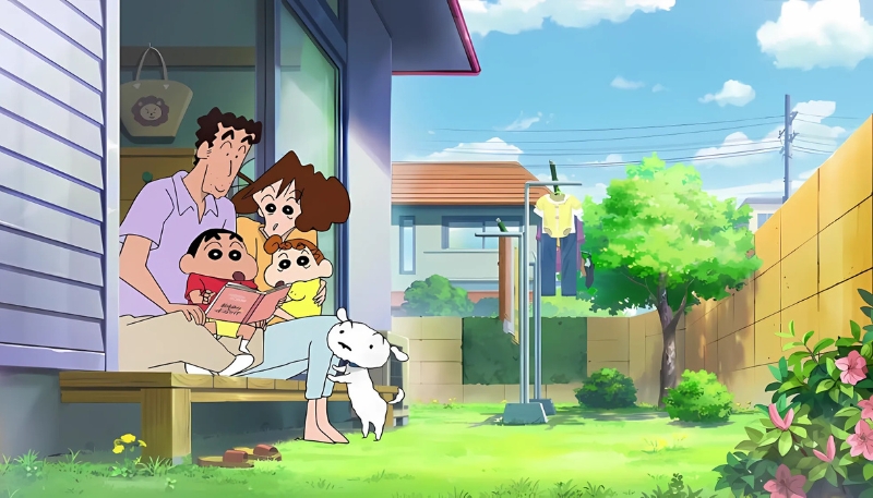 Hình nền máy tính Shin Cậu Bé Bút Chì cute