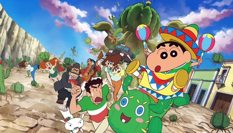 Hình nền máy tính Shin Cậu Bé Bút Chì cute