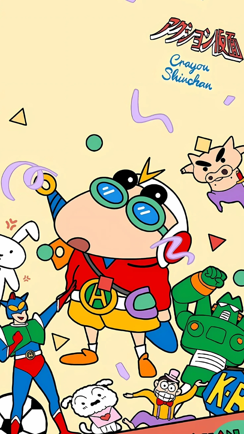 Hình nền Shin Cậu Bé Bút Chì 4K