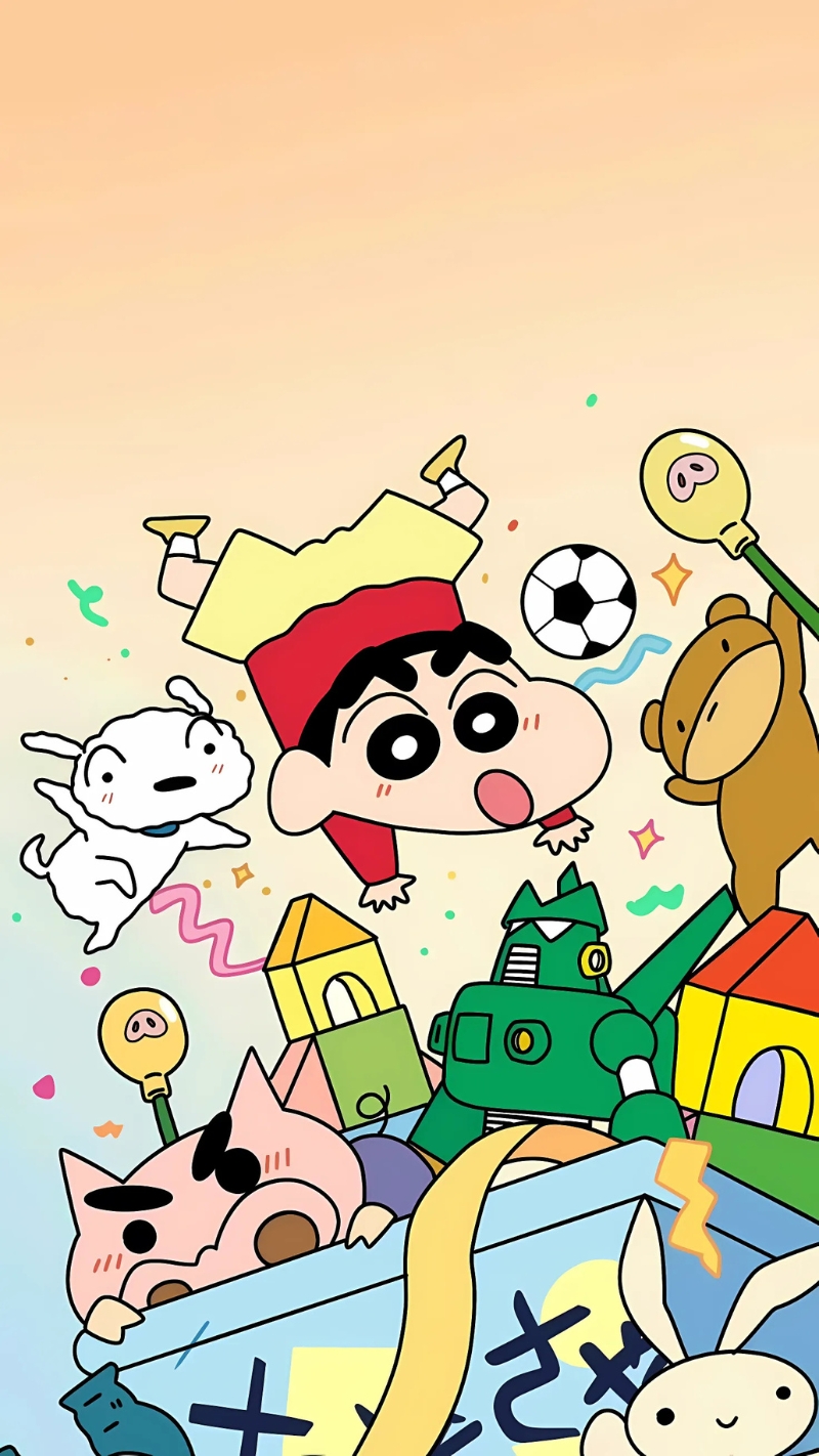 Hình nền Shin Cậu Bé Bút Chì 4K