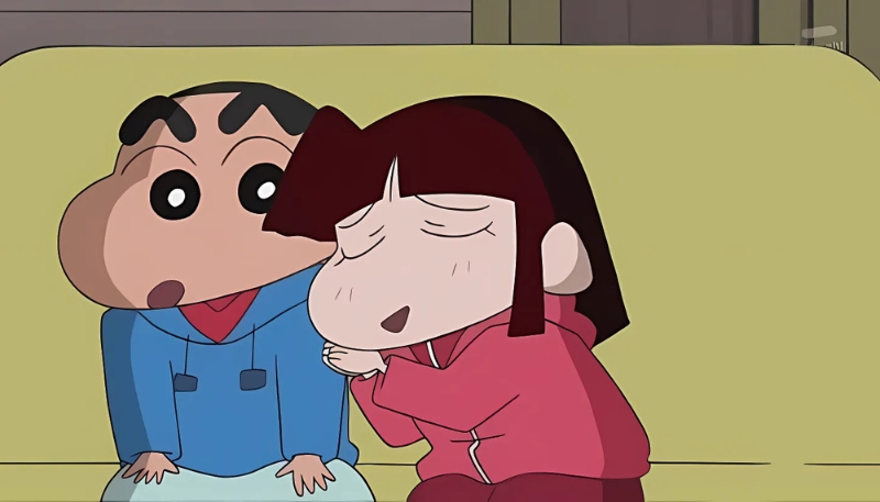 Hình nền Shin Cậu Bé Bút Chì và bạn gái