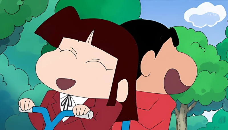 Hình nền Shin Cậu Bé Bút Chì và bạn gái