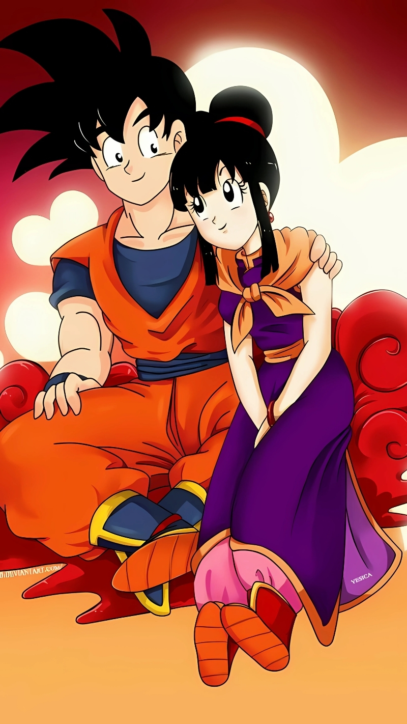 Ảnh nền couple Songoku 4K