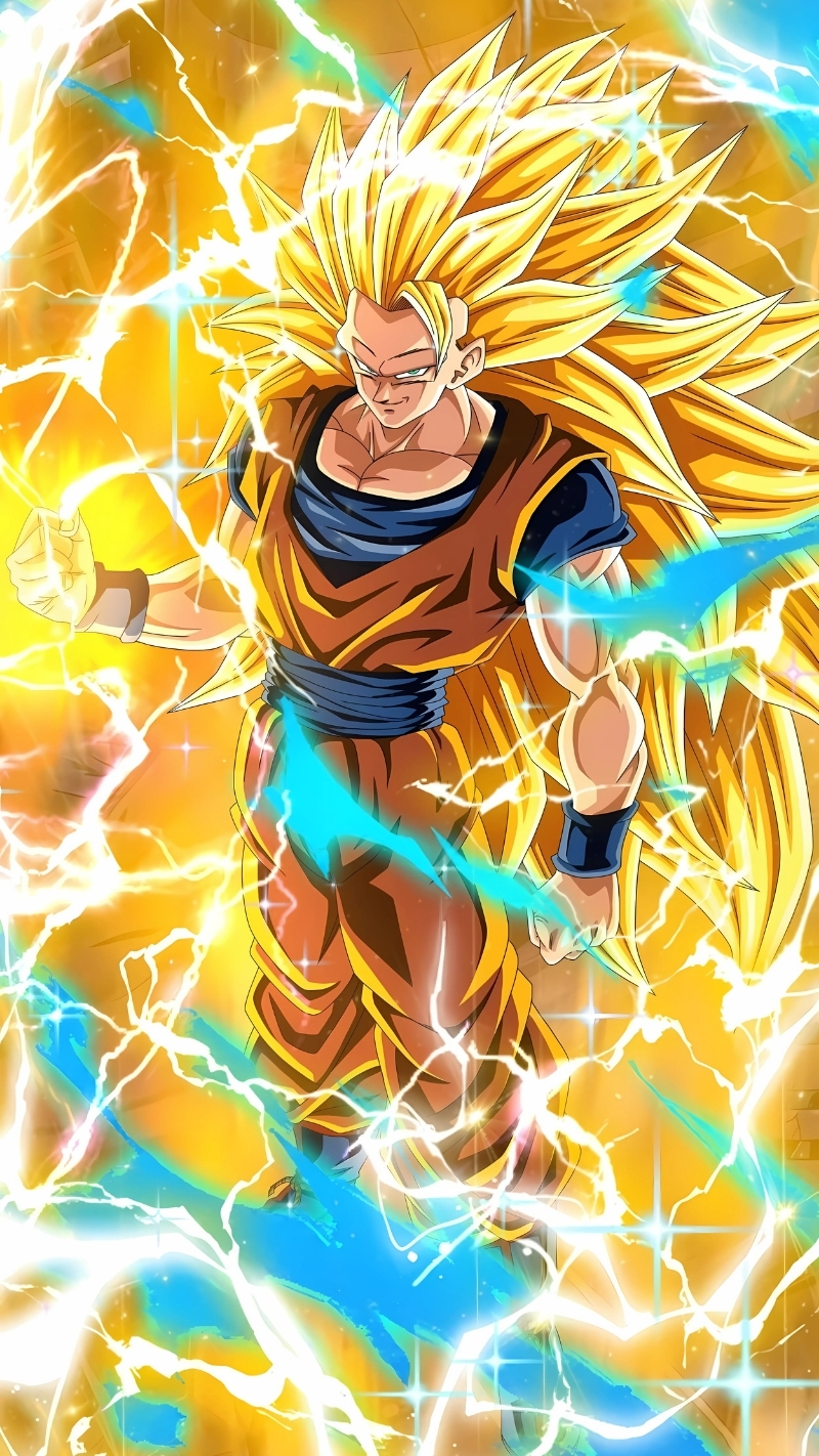 Ảnh nền Songoku cấp 1000 4K cho iPhone