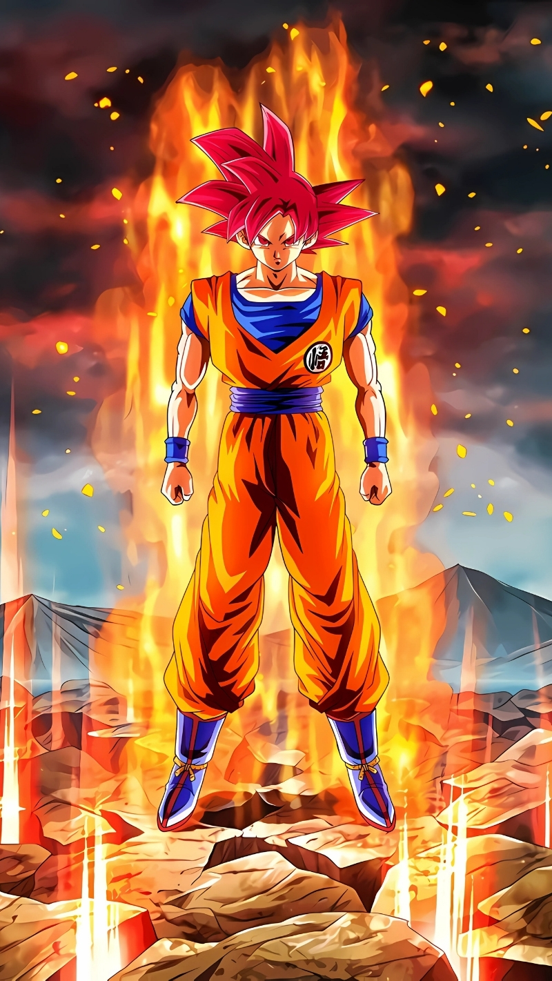 Ảnh nền Songoku cấp 1000 cho smartphone