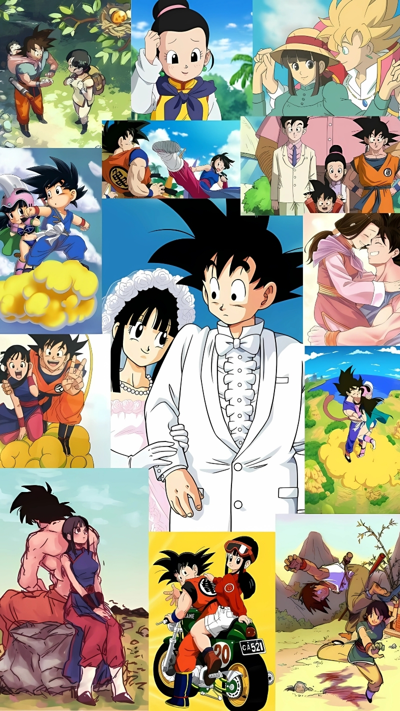 Bộ sưu tập hình nền couple Songoku