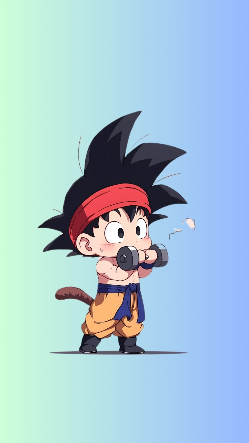 Bộ sưu tập hình nền Songoku chibi cute Full HD