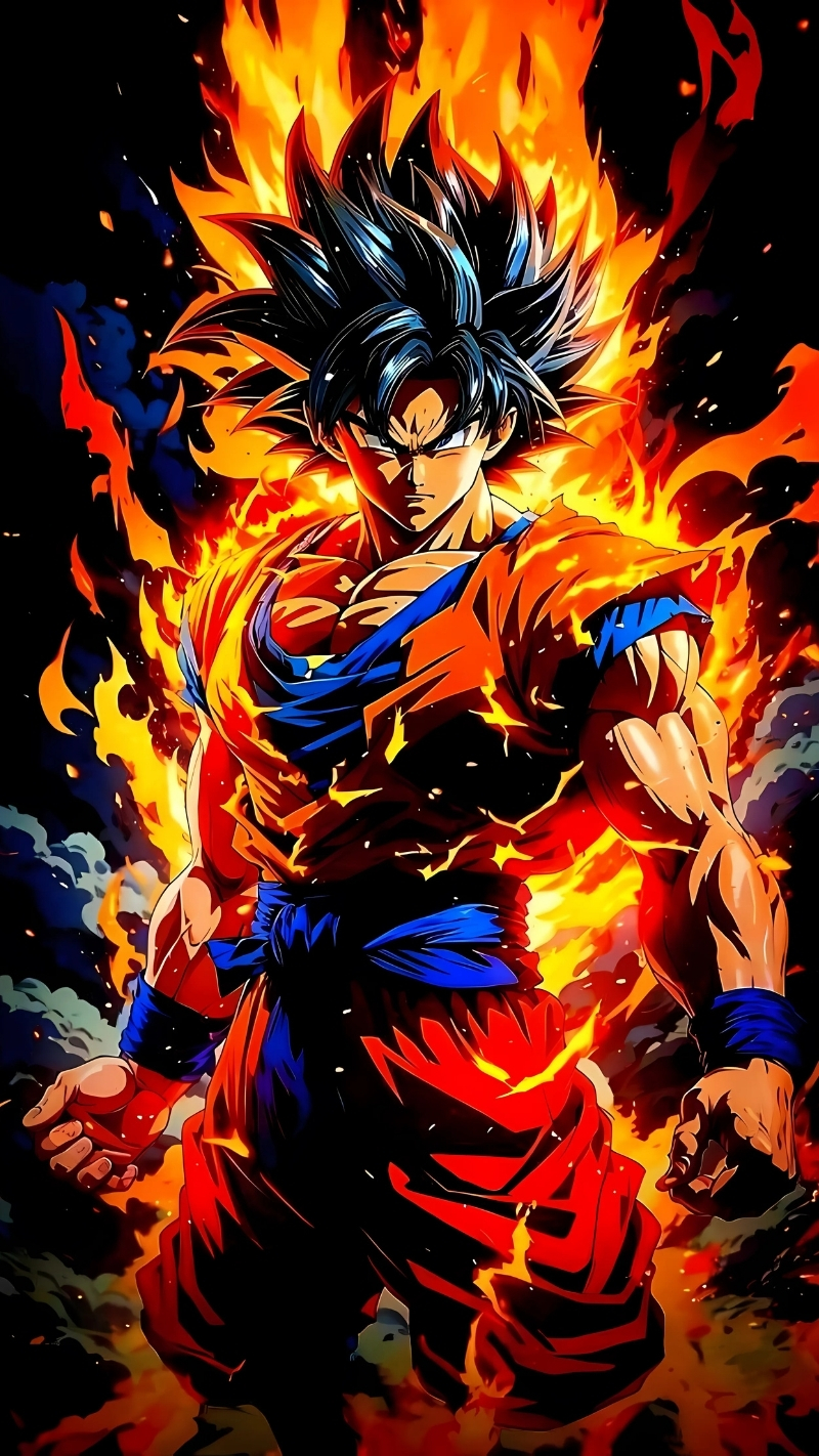 Download hình nền Songoku cho máy tính