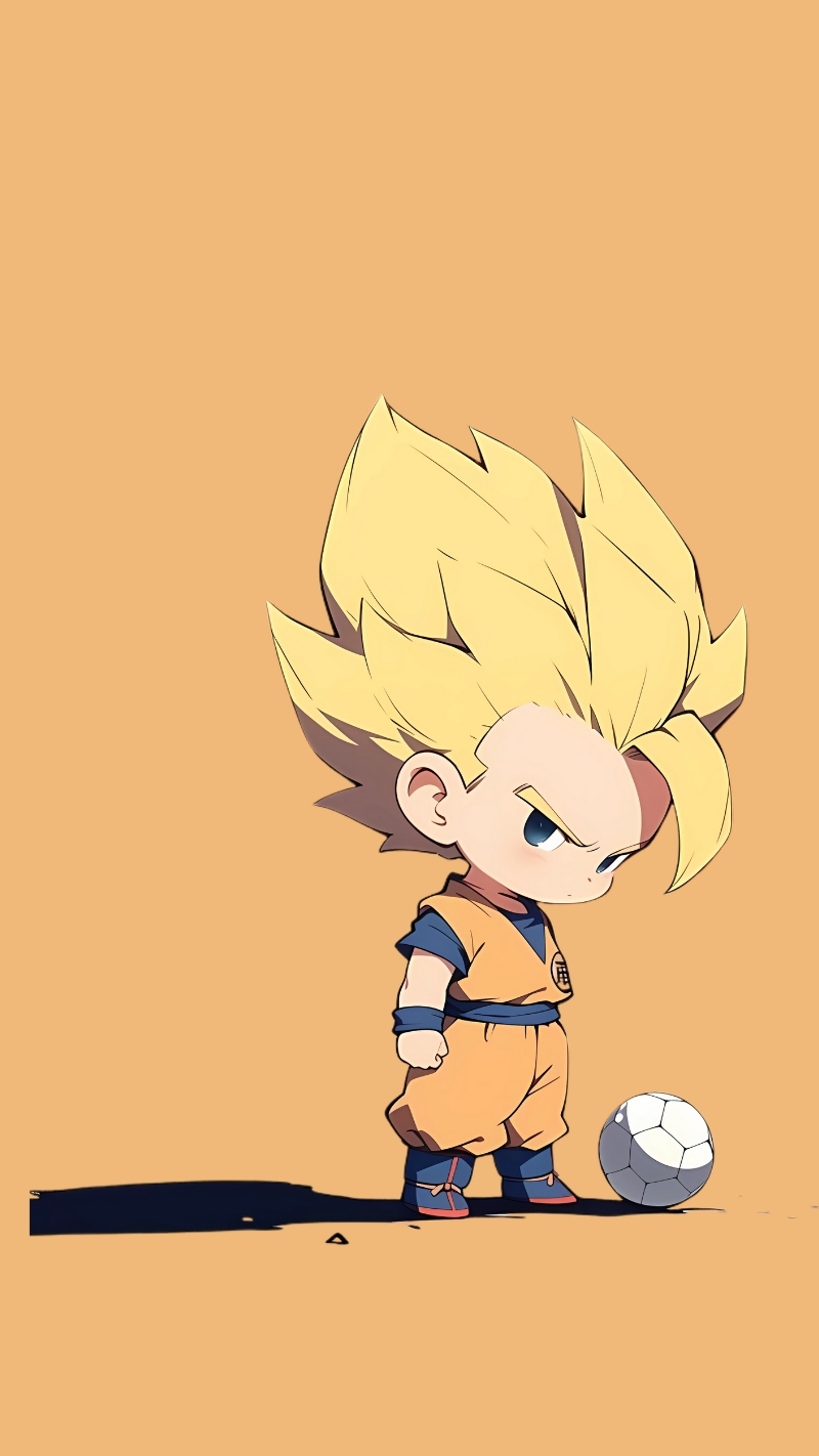 Hình nền Songoku anime chibi cute