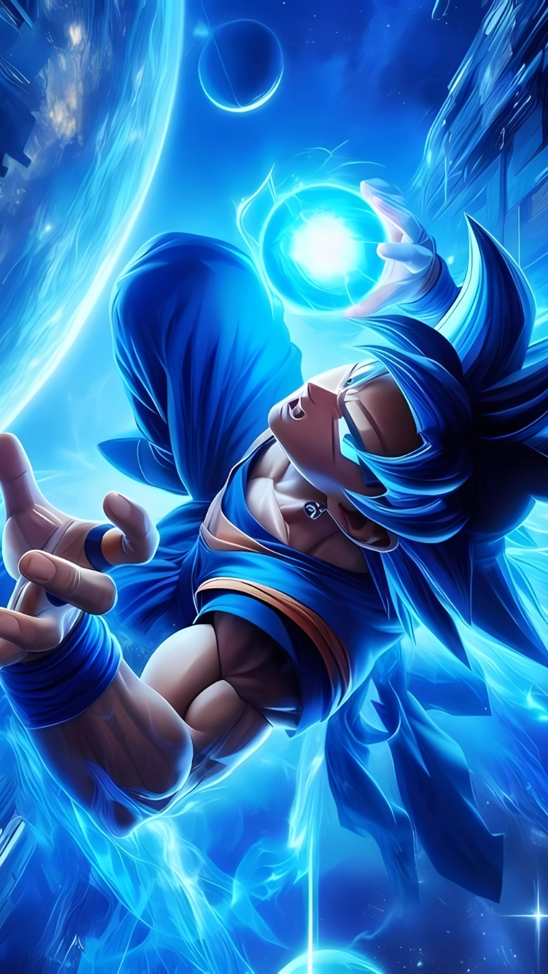 Hình nền Songoku bản năng vô cực cho PC