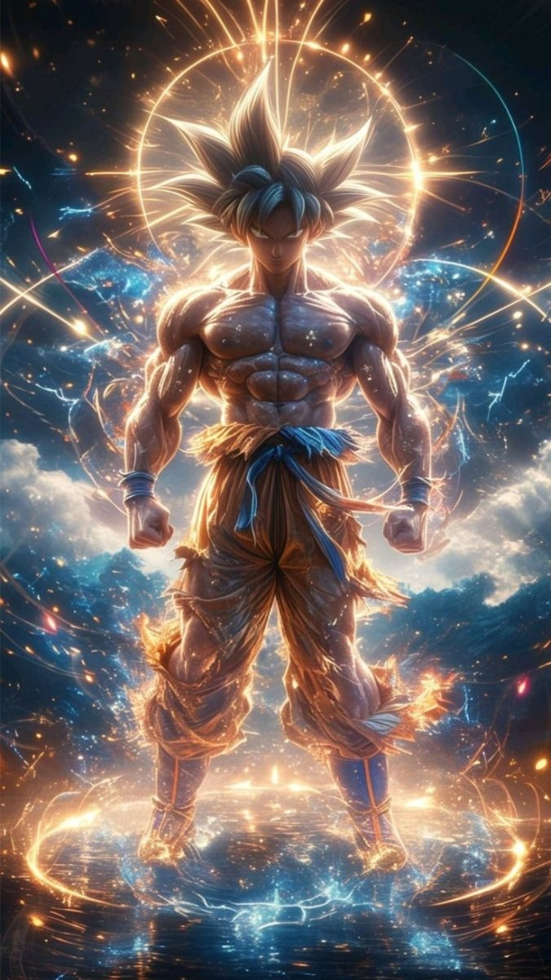 Hình nền Songoku bản năng vô cực HD