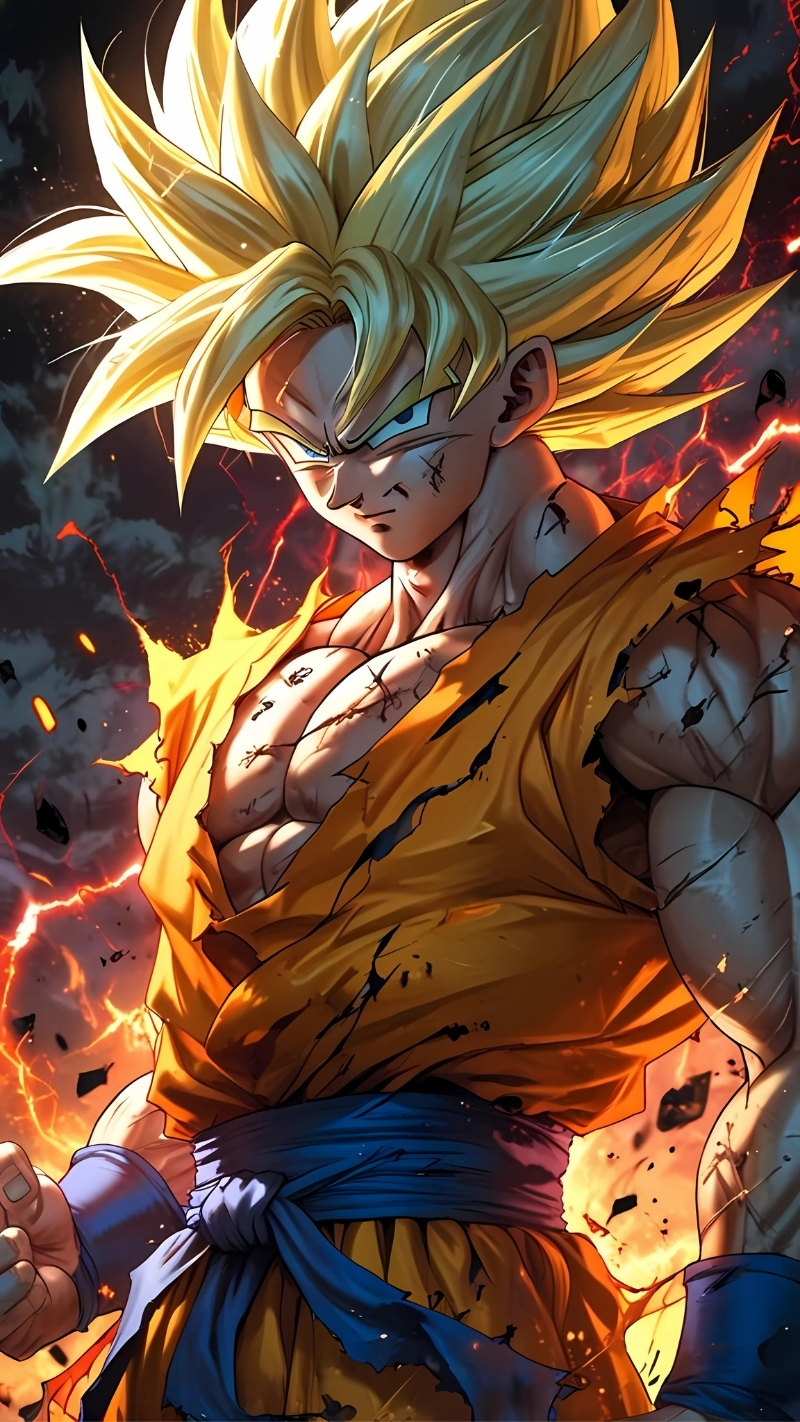 Hình nền Songoku Full HD laptop