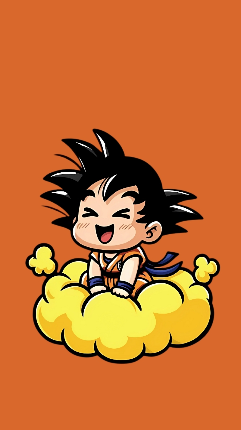 Wallpaper Songoku anime chibi Full HD