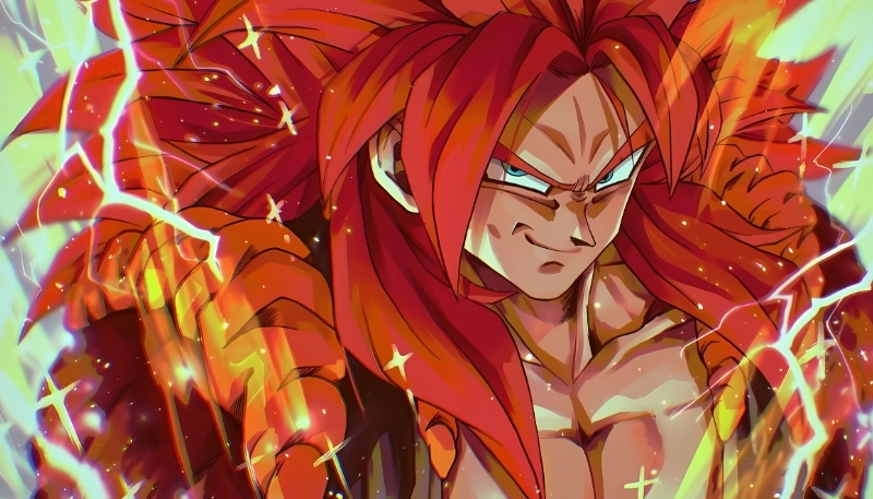 Wallpaper Songoku biến hình 4K cho desktop
