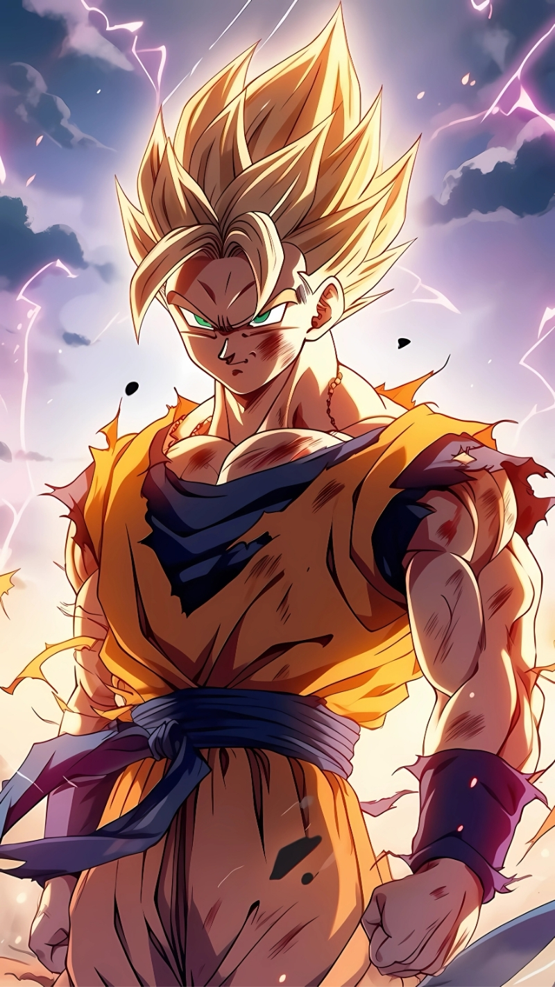 Wallpaper Songoku cấp 1000 siêu nét