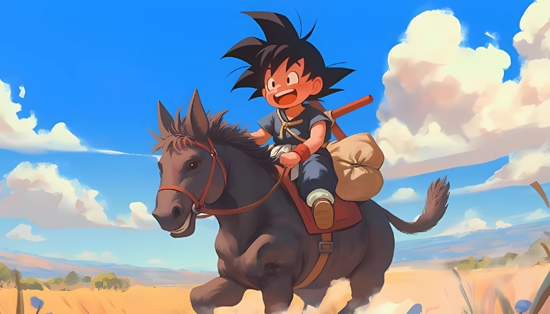 Wallpaper Songoku đáng yêu chất lượng cao