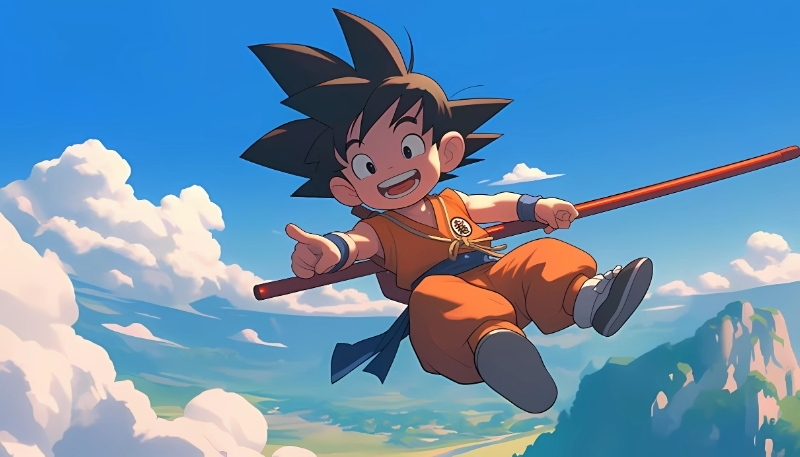 Wallpaper Songoku đáng yêu cho PC