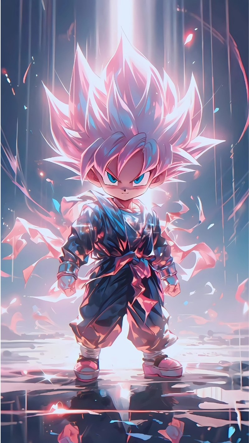 Wallpaper Songoku nhí dễ thương