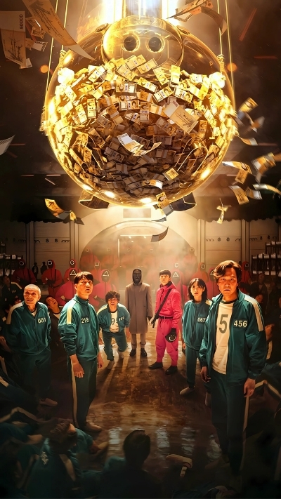 Ảnh nền Squid Game độc đáo và sắc nét điện thoại