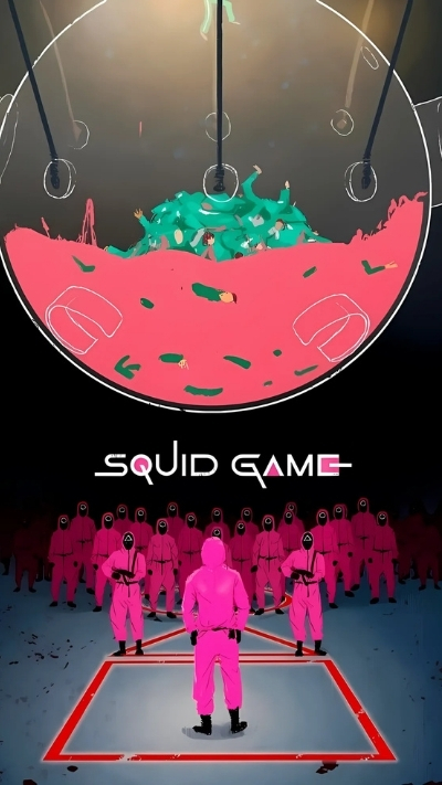 Ảnh nền Squid Game sống động và sắc nét cho smartphone