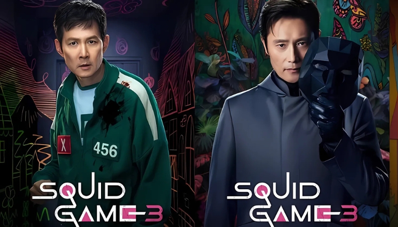 Background Squid Game cho máy tính nổi bật sắc nét