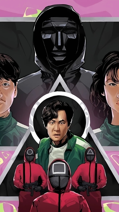 Hình nền điện thoại Squid Game ấn tượng