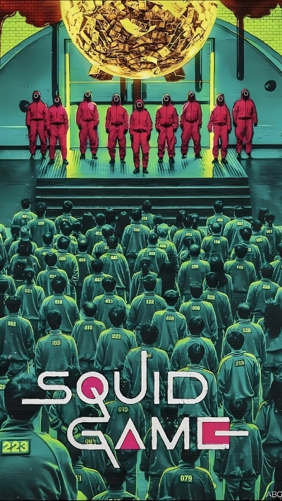 Hình nền điện thoại Squid Game độc đáo đầy phong cách