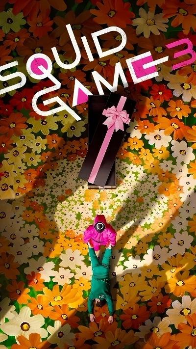 Hình nền điện thoại Squid Game nghệ thuật sống động