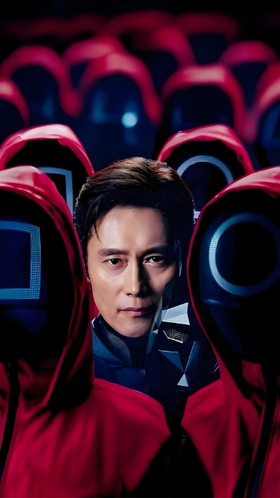 Hình nền điện thoại Squid Game sắc nét nghệ thuật