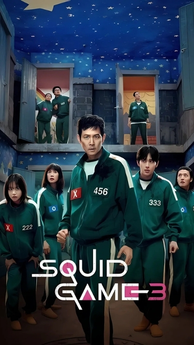 Hình nền điện thoại Squid Game thu hút ánh nhìn sắc nét
