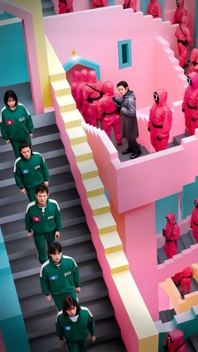 Hình nền Squid Game chuyên nghiệp đẹp mắt điện thoại