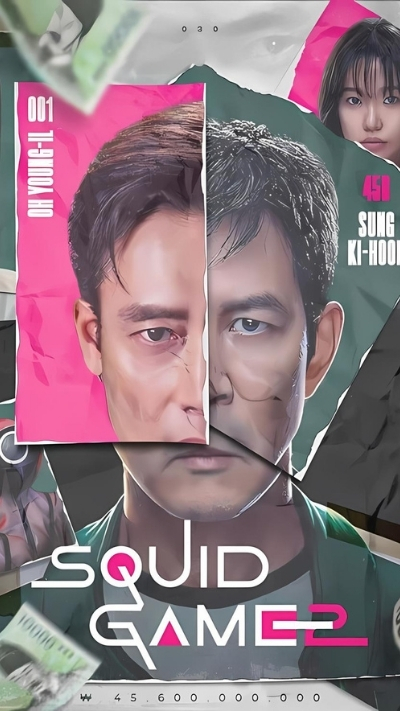 Hình nền Squid Game góc quay ấn tượng cho điện thoại