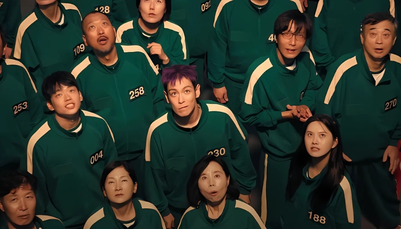 Phông nền Squid Game máy tính sắc nét nổi bật