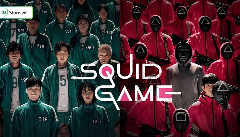 Wallpaper Squid Game đẹp cho máy tính full HD