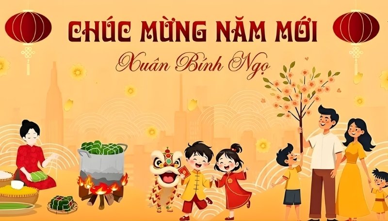 ảnh tết gia đình sum vầy đoàn viên