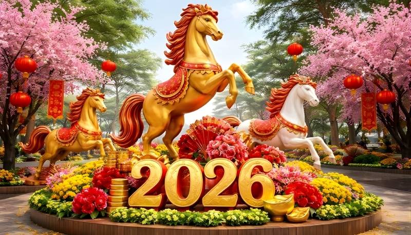 hình nền máy tính tết bính ngọ 2026 thanh lịch