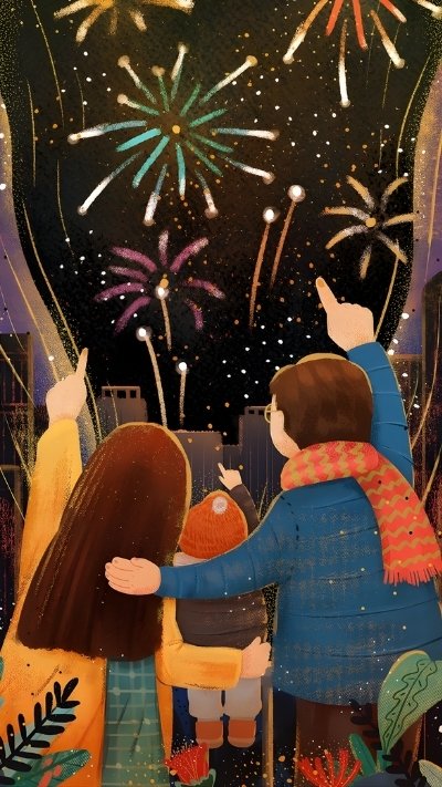 hình nền pháo hoa cho điện thoại rạng ngời