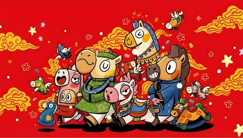 hình nền tết vui nhộn