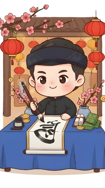 hình tết thay đồ cho điện thoại thư thái