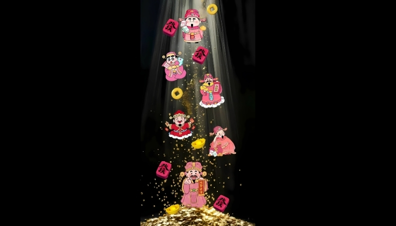 ảnh nền tiền cute rón rén