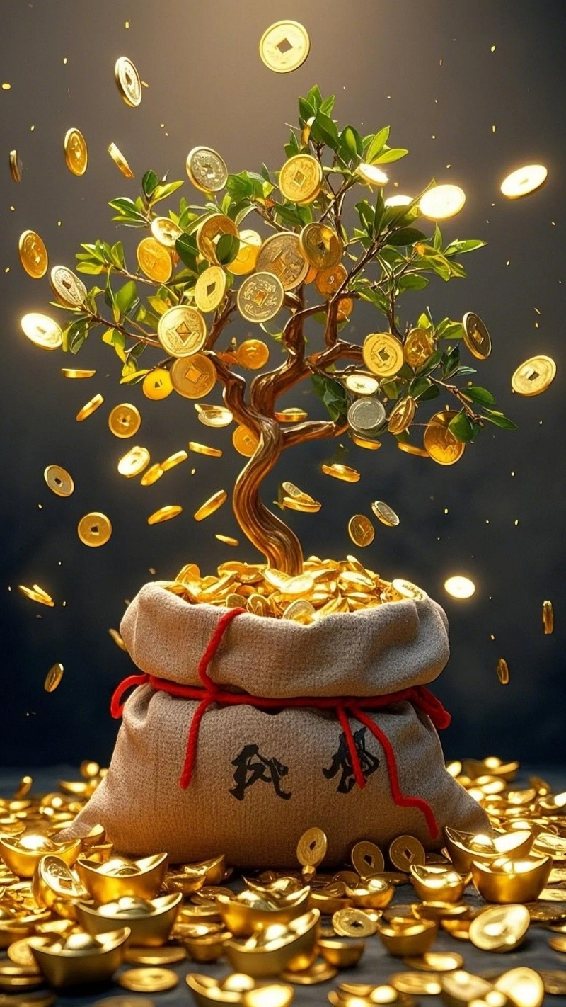 ảnh nền tiền mệnh ngũ hành long lanh