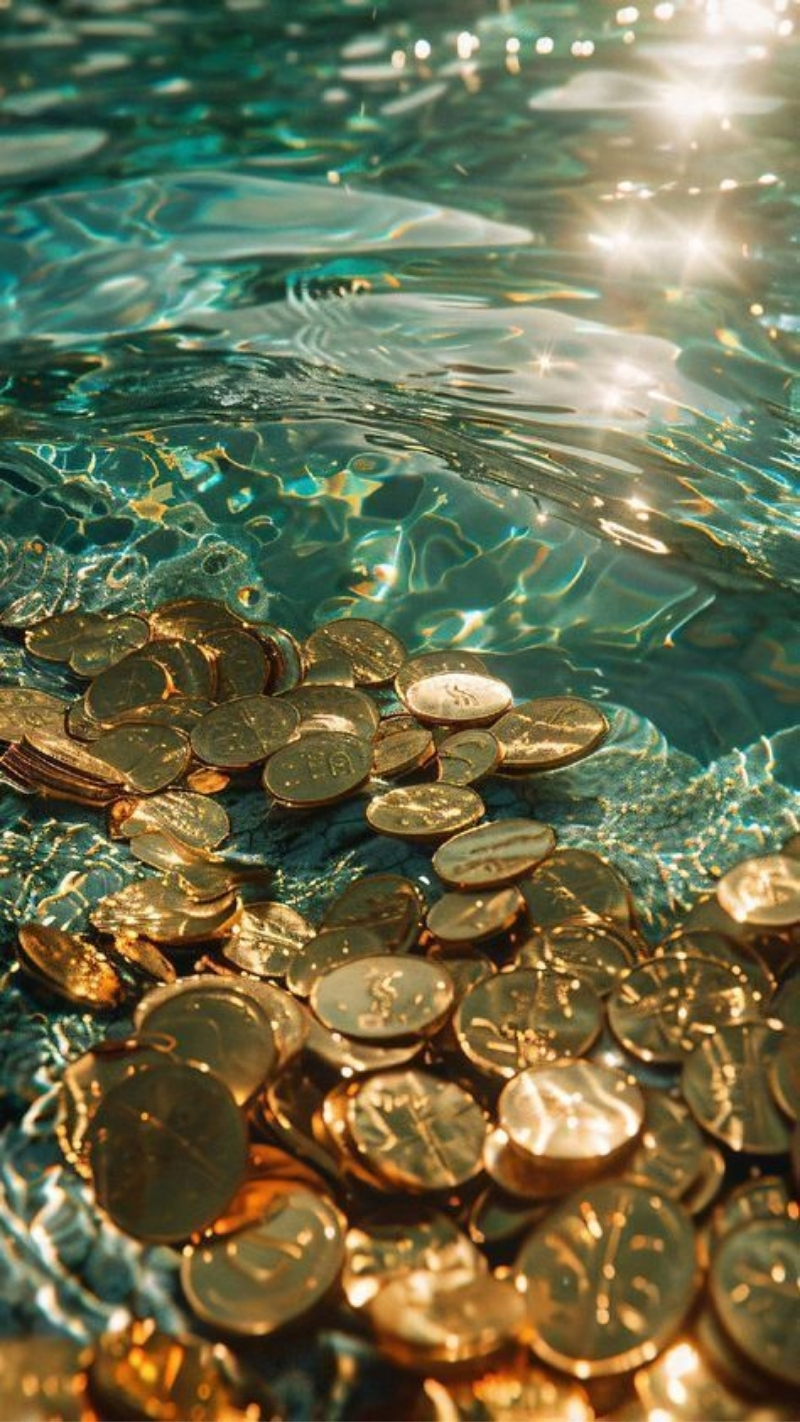 ảnh nền tiền phú quý an khang