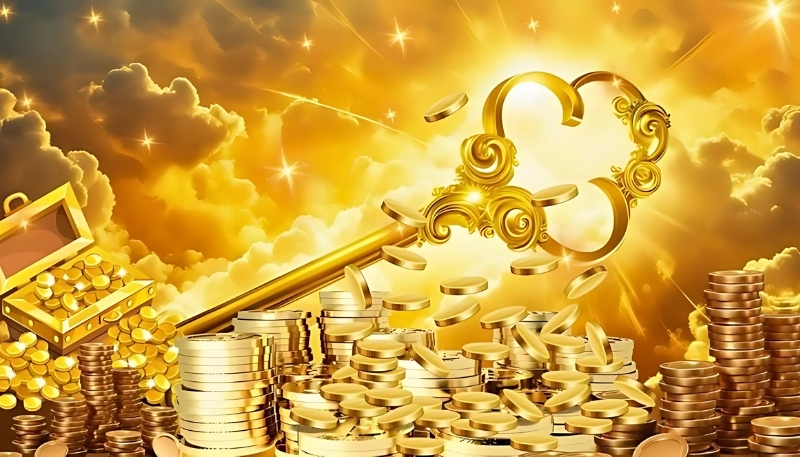 ảnh nền tiền phú quý long lanh