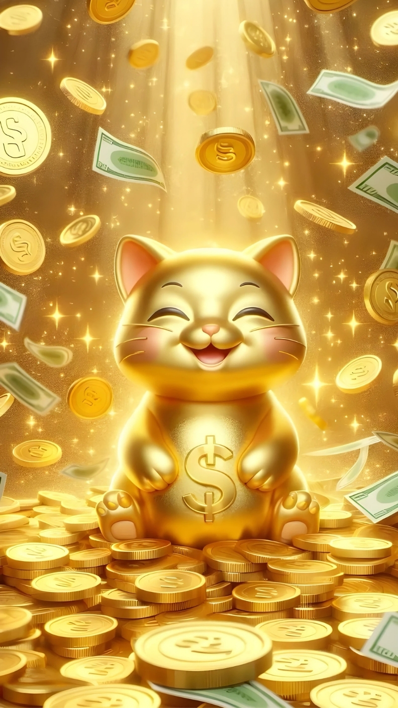 ảnh nền tiền phú quý phát tài