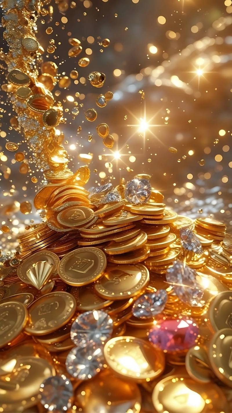 ảnh nền tiền phú quý vinh hoa