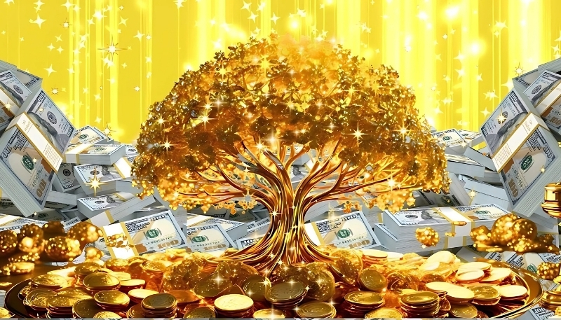 ảnh nền tiền tài lộc ấn tượng