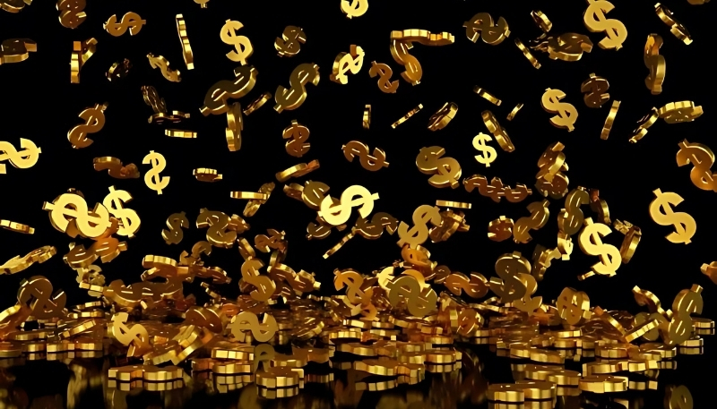 ảnh nền tiền tài lộc long lanh