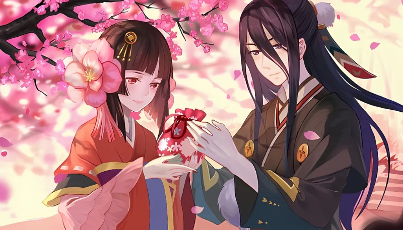Hình nền Valentine anime