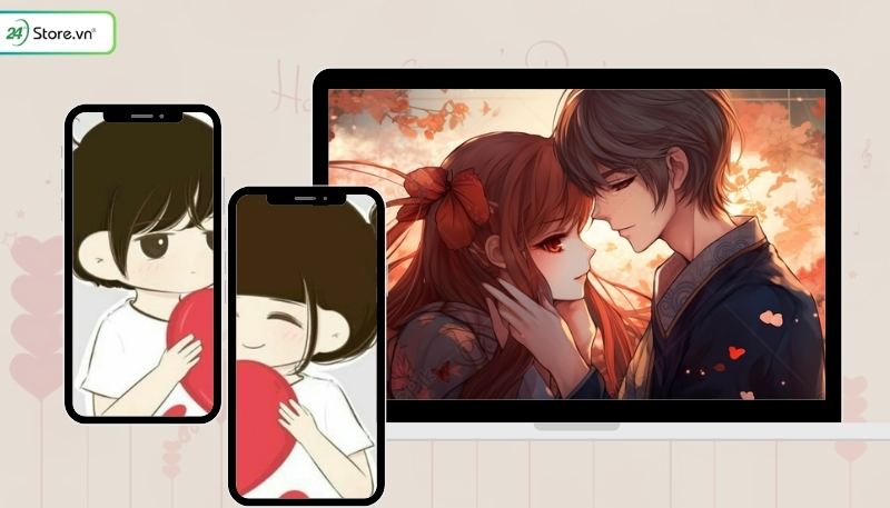 Hình nền Valentine cặp đôi