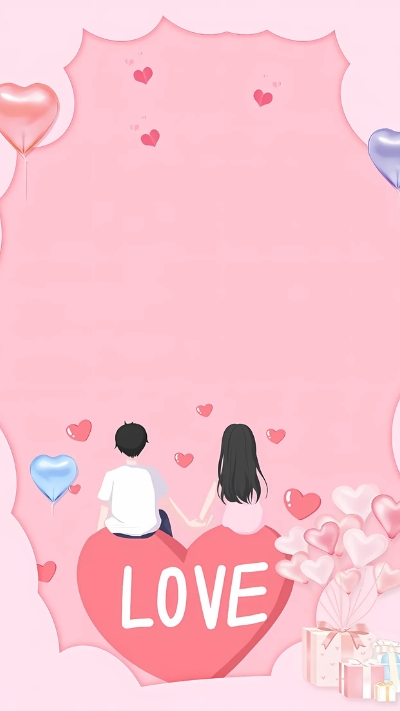 Hình nền Valentine trái tim
